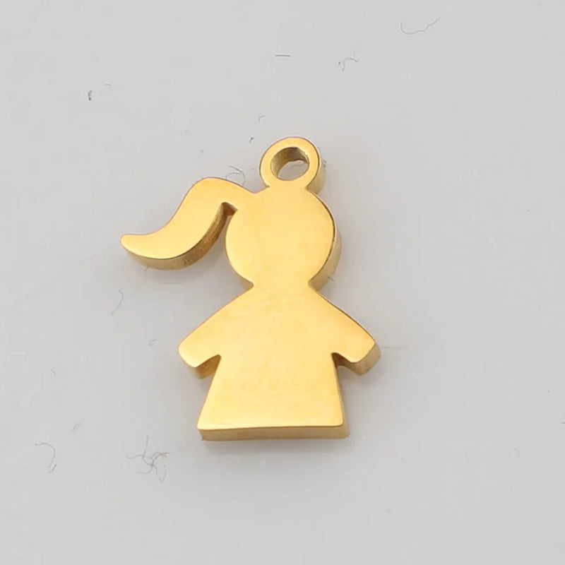 Stainless Steel Charms for Women Bracelets DIY Jewelry