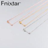 Fnixtar Stainless Steel Arrow Necklace Spear Jewelry 2Piece/lot