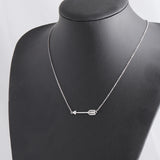 Fnixtar Stainless Steel Arrow Necklace Spear Jewelry 2Piece/lot