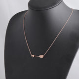 Fnixtar Stainless Steel Arrow Necklace Spear Jewelry 2Piece/lot