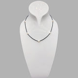 2mm Hematite 7-8mm Freshwater Pearls Necklace For Women
