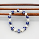7-8mm Pearl Bracelet Long Life Happiness Blessing