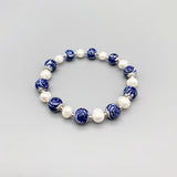 7-8mm Pearl Bracelet Long Life Happiness Blessing