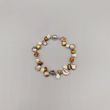 Earth Freshwater Keshi Pearls Bracelet Birthday Gift