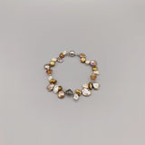 Earth Freshwater Keshi Pearls Bracelet Birthday Gift
