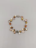 Earth Freshwater Keshi Pearls Bracelet Birthday Gift