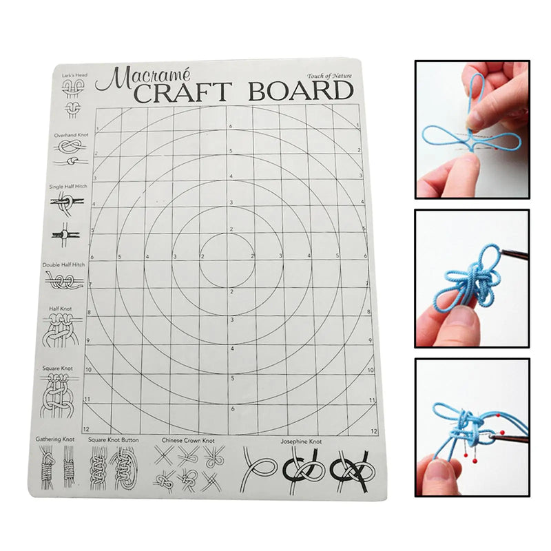 Foam Macrame Board with Grids 300x400mm