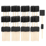 Foam Paint Brushes, 50 Pack, 25 x 1 Inch & 25 x 2 Inch, Painting Supplies