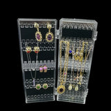 Acrylic Makeup Jewelry Organizer 256 Holes Earring Stud Necklace Bracelet Case