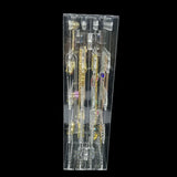 Acrylic Makeup Jewelry Organizer 256 Holes Earring Stud Necklace Bracelet Case