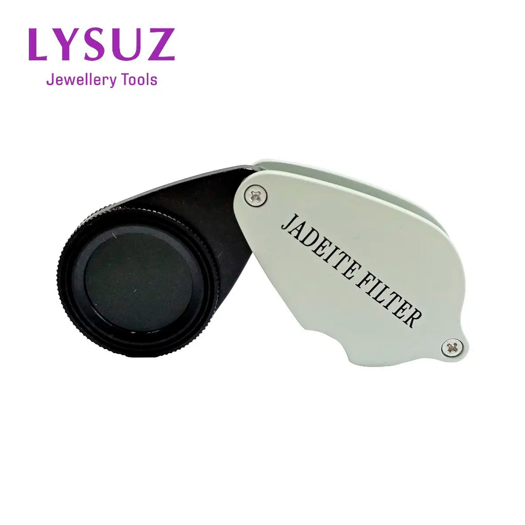 Chelsea Jadelite Filter 20mm Diameter Gem Emerald Identification Tool