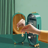 Foldable Jewelry Storage Box Earrings Necklace Display Stand