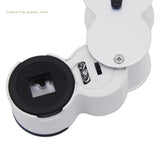 Foldable Magnifier 45X Lens Diamond-Gemstone Identification Tool