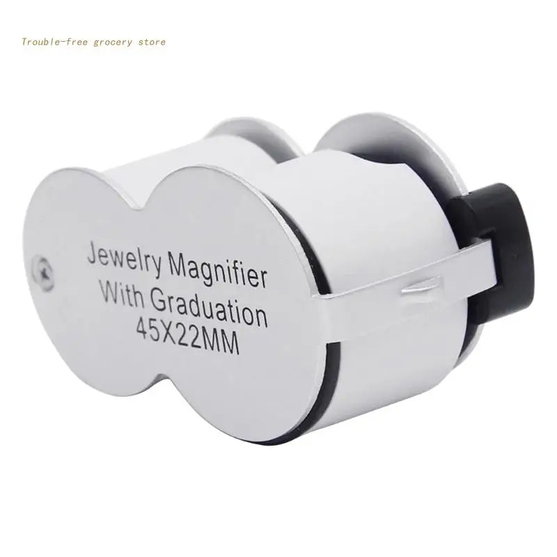 Foldable Magnifier 45X Lens Diamond-Gemstone Identification Tool