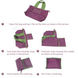 Foldable Oxford Drawstring Shoulder Bag Reusable Shopping Bags