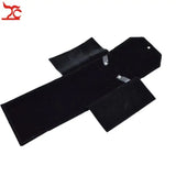 Square Necklace Travel Roll Bag Velvet Jewelry Storage Case