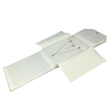 Square Necklace Travel Roll Bag Velvet Jewelry Storage Case