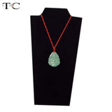 Velvet Leather Necklace Pendant Showcase Holder 12*23cm