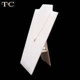 Velvet Leather Necklace Pendant Showcase Holder 12*23cm