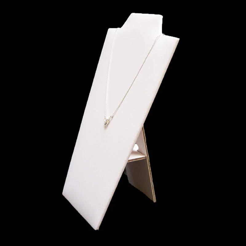 Velvet Leather Necklace Pendant Showcase Holder 12*23cm