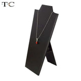 Velvet Leather Necklace Pendant Showcase Holder 12*23cm