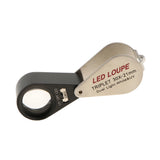 Glass Magnifier Eye Loupe with LED Light 10X 20X 30X