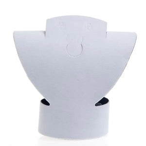 Velvet Jewelry Necklace Bust Earring Holder Stand Rack Display