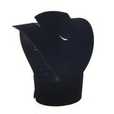 Velvet Jewelry Necklace Bust Earring Holder Stand Rack Display