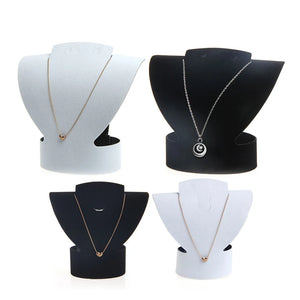 Velvet Jewelry Display Stand for Necklaces and Earrings