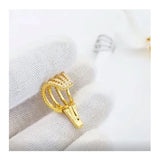 Geometric Ear Bone Clip for Non-pierced Ears, Painless Ear Hook