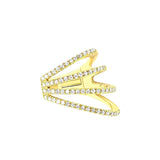 Geometric Ear Bone Clip for Non-pierced Ears, Painless Ear Hook