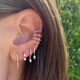 Geometric Ear Bone Clip for Non-pierced Ears, Painless Ear Hook