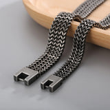 Men's Stainless Steel Mesh Chain Bracelet Rotre Wristband Jewelry