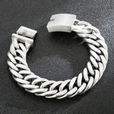 Fongten Polishing Chain Bracelet Retro Punk Jewelry