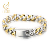 Fongten Multicolor Cuban Link Chain Bracelet for Men