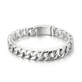 Fongten Multicolor Cuban Link Chain Bracelet for Men