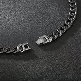 Fongten Wide Cuban Chain Hip Hop Men Necklace