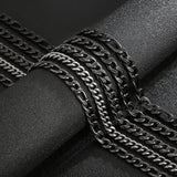 Fongten Wide Cuban Chain Hip Hop Men Necklace