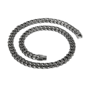 Fongten Wide Cuban Chain Hip Hop Men Necklace
