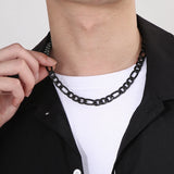 Fongten Wide Cuban Chain Hip Hop Men Necklace