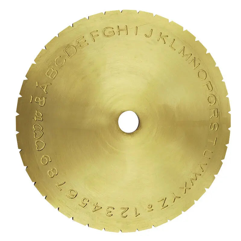 Fonts Dials for Inside Ring Engraving Machine Jewelry Tool