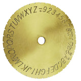 Fonts Dials for Inside Ring Engraving Machine Jewelry Tool