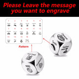 Food Dice Engraved Sushi BBQ Burgers Decision Gift