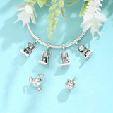 Sterling Silver Giraffes Camels Lucky Koi Beads Pendant