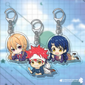 Food Wars! Soma Keychain Resin Jewelry Anime Decor Mold