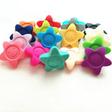 Silicone Teething Stars Bead for DIY Necklaces Baby Sunflower Pendant