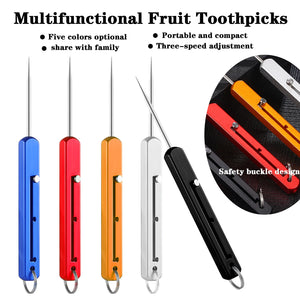 Titanium Toothpick Fruit Fork-3 Speeds