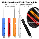 Titanium Toothpick Fruit Fork-3 Speeds