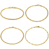 Stainless Steel Link Chain Anklet 10inch Beach Summer