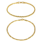 Stainless Steel Link Chain Anklet 10inch Beach Summer